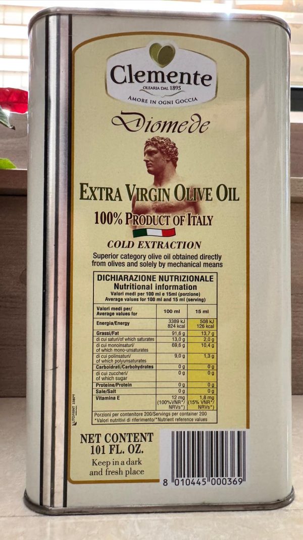 Clemente Diomede Extra Virgin Olive Oil (3 L)